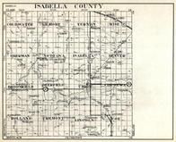 Isabella County, Coldwater, Gilmore, Vernon, Wise, Sherman, Nottawa, Denver, Broomfield, Deerfield, Rolland, Michigan State Atlas 1930c
